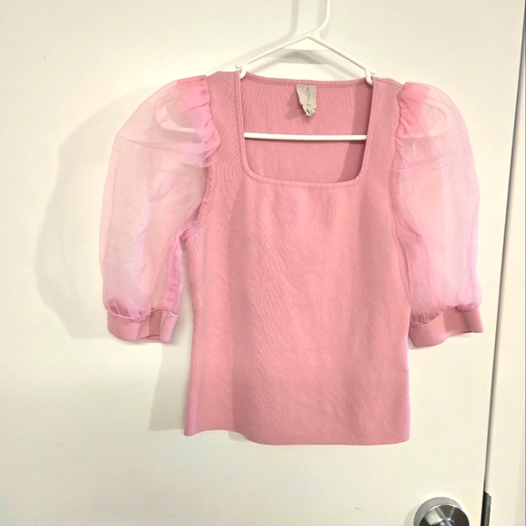 Joie Tops - Joie Puff Sleeve Shirt